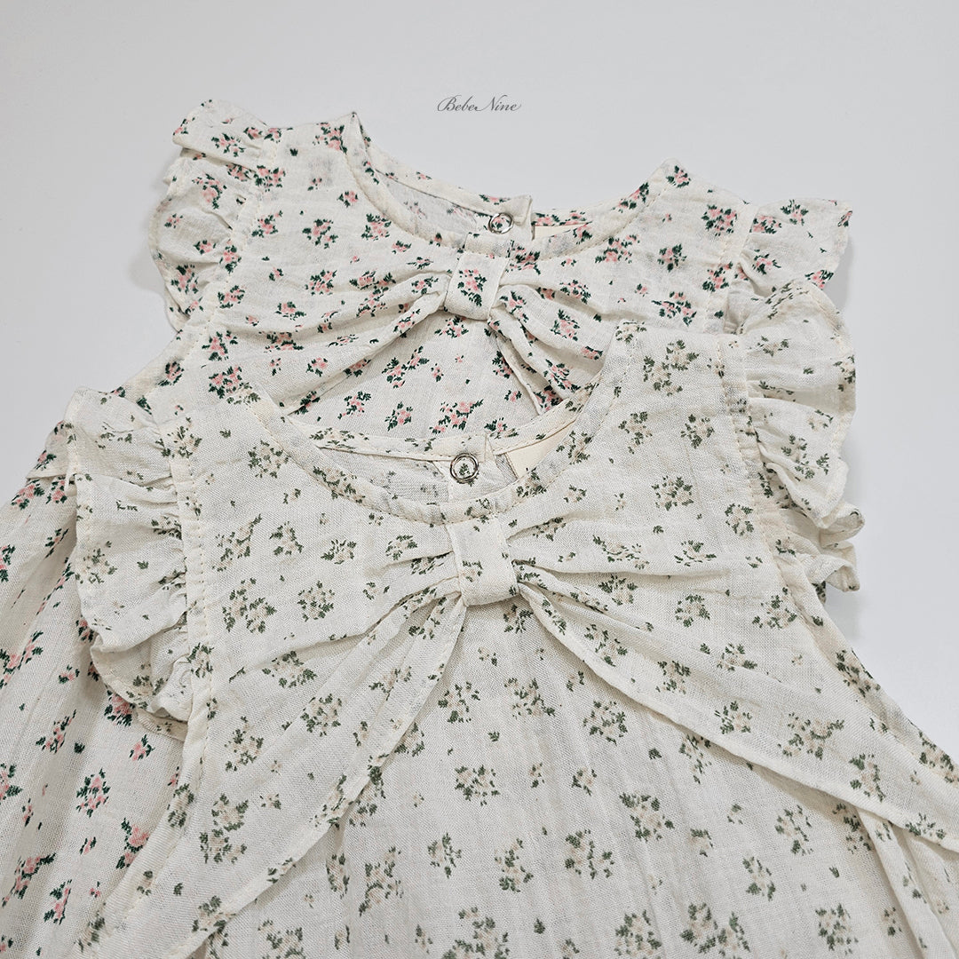 BN85 Ruffle Ribbon Suit 荷葉綁帶包屁衣