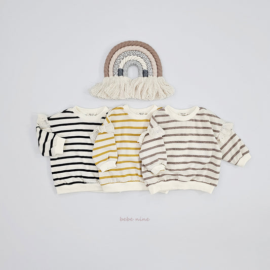 韓國童裝 25秋| BN25343 BONNIE FRILL SWEATSHIRT