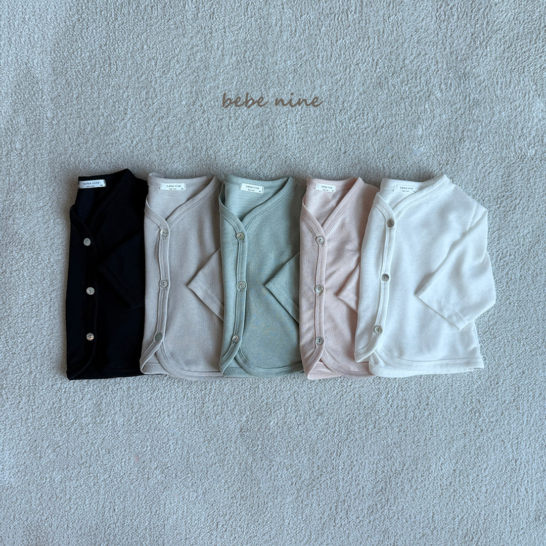韓國童裝 25夏| BN25215 Daily Slub Cardigan (baby & kids) #同品牌4件85折