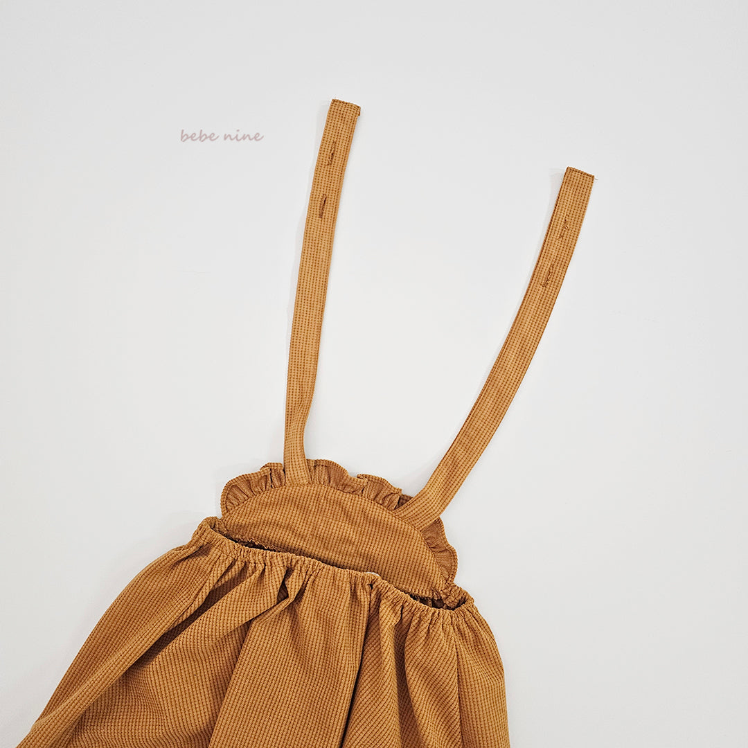 韓國童裝 25秋冬| BN25432 Bong Bong Overall Dress