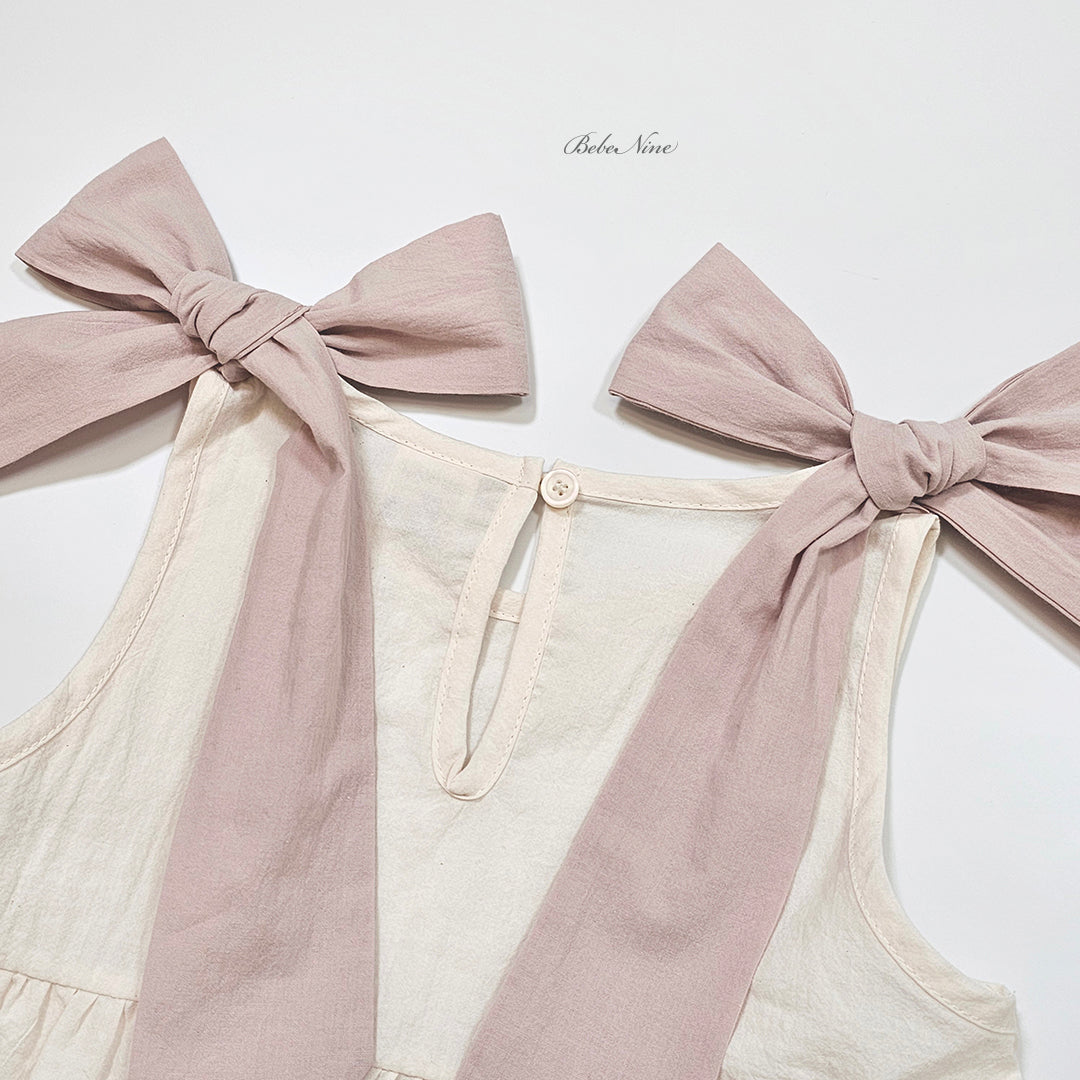 韓國童裝 26夏| BN22 Loen Ribbon Blouse 羅恩蝴蝶結襯衫