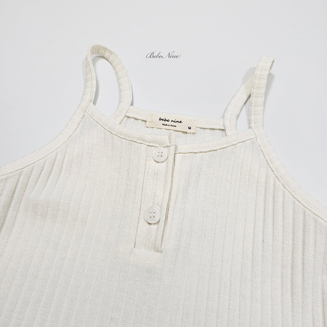 韓國童裝 26夏| BN30 Sleeveless Ribbed Set 無袖羅紋套裝