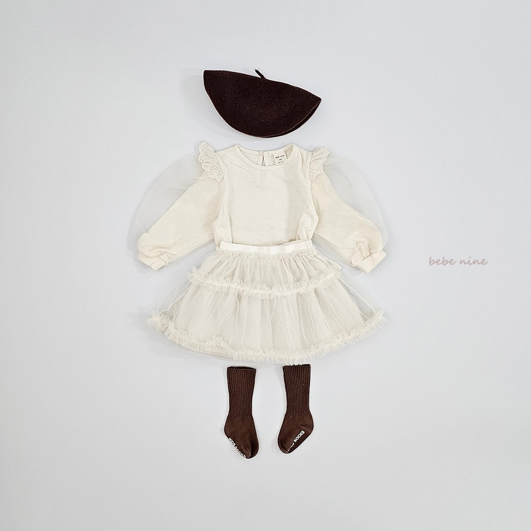 韓國童裝 25秋| BN25356 SUNNY TUTU SKIRT