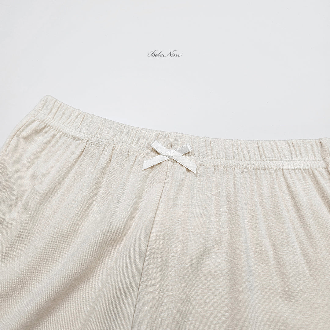韓國童裝 26夏| BN47 Span Frill Leggings 彈性荷葉邊內搭褲
