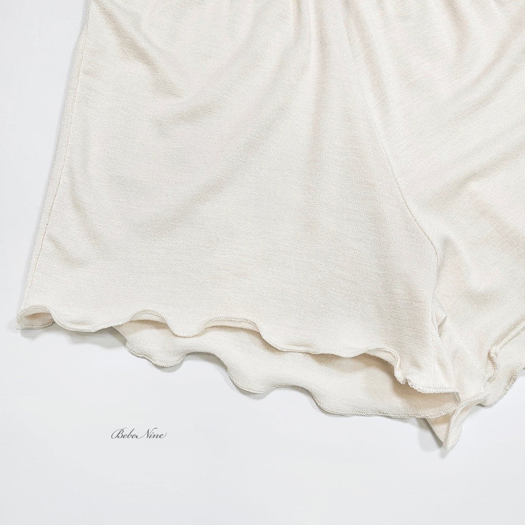 韓國童裝 26夏| BN47 Span Frill Leggings 彈性荷葉邊內搭褲