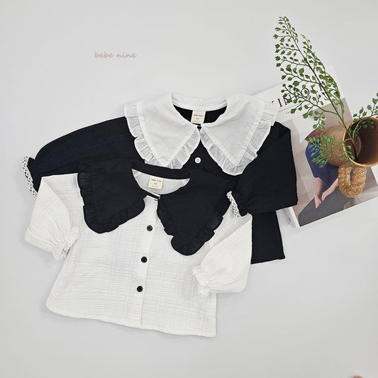 韓國童裝 25秋| BN25337 FRILLIN BLOUSE
