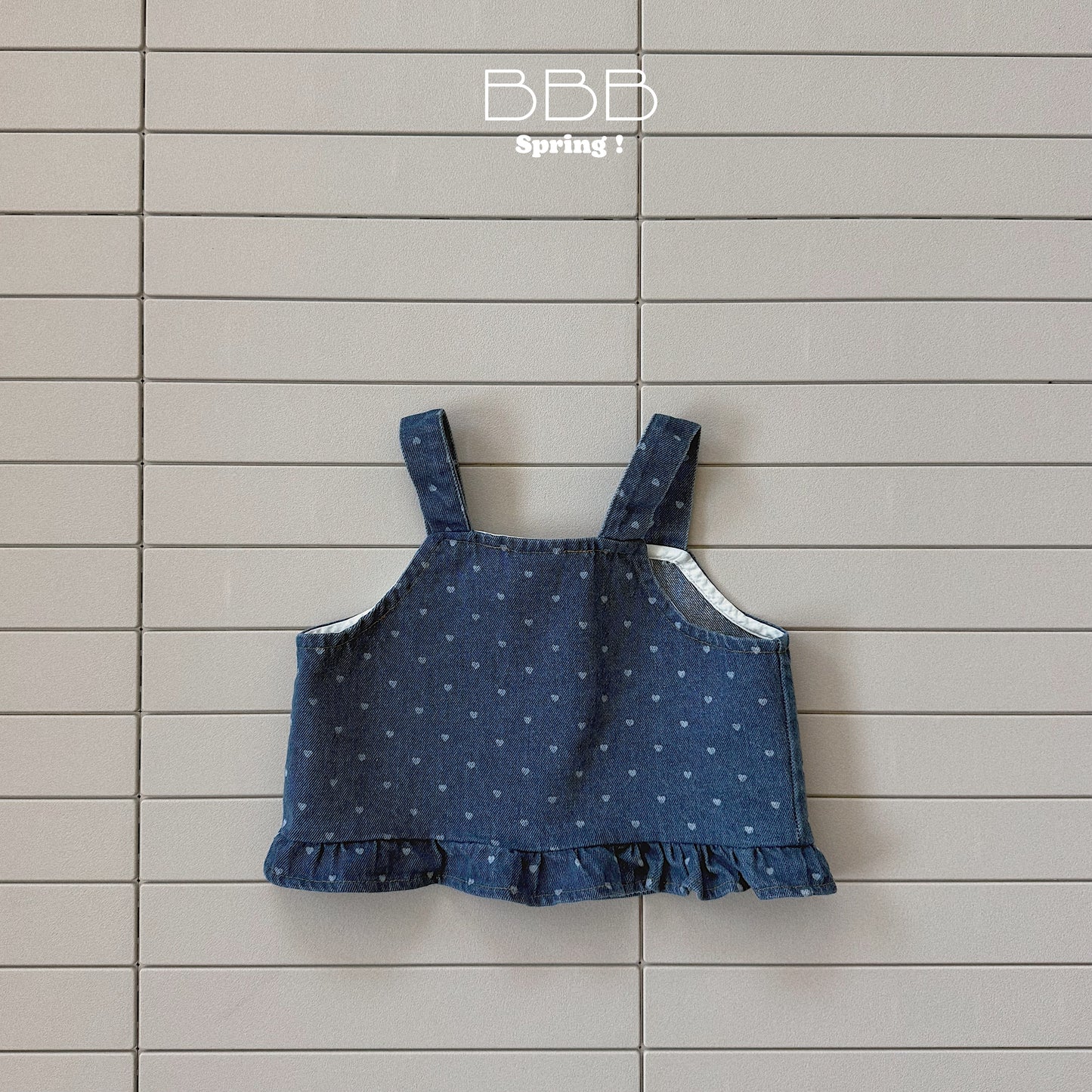韓國童裝 26春 | BB18 Bebe Heart Vest (70-110cm)