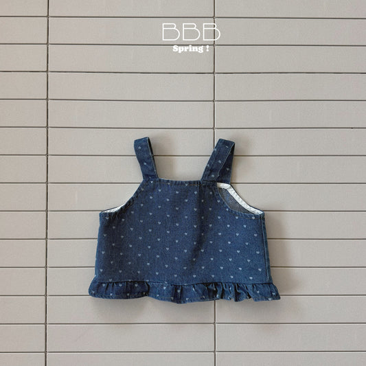 韓國童裝 26春 | BB18 Bebe Heart Vest (70-110cm)