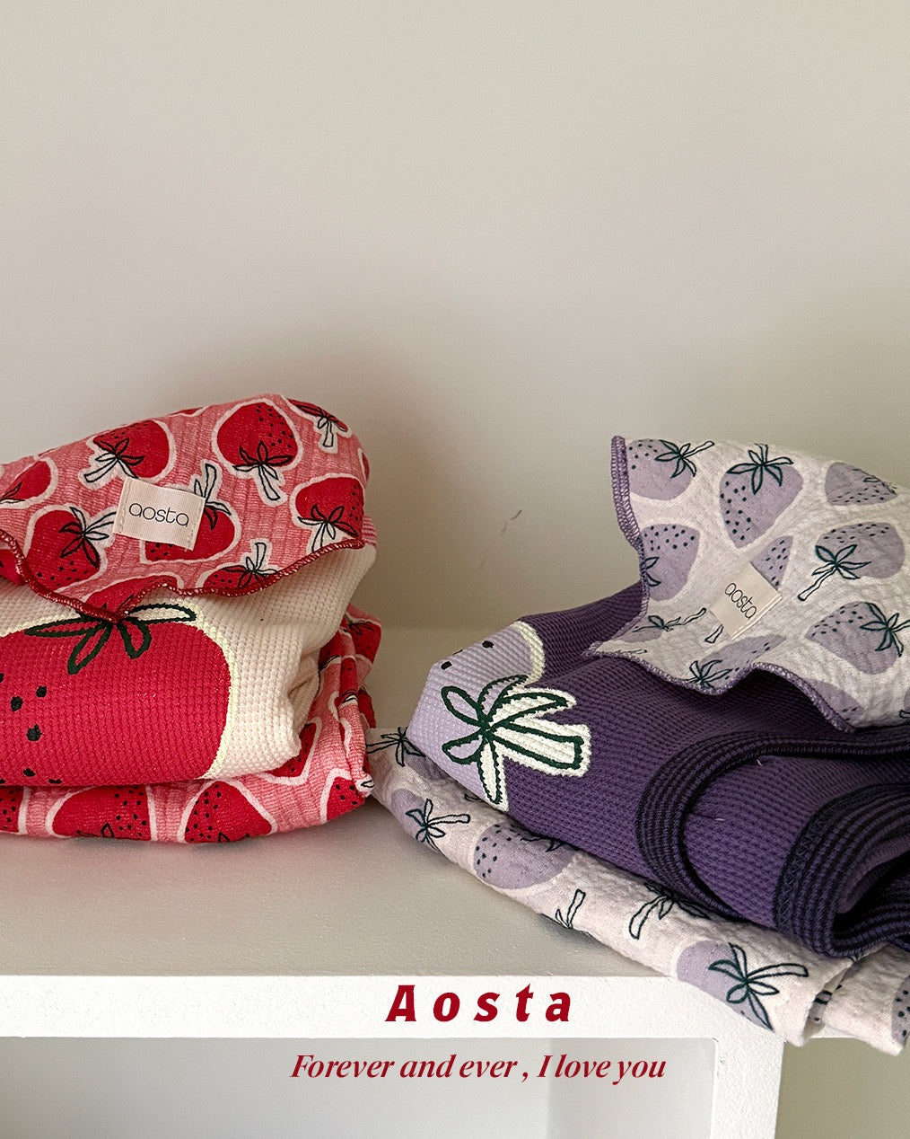 韓國童裝 26秋| AO14 Strawberry Pants 褲子 (70-110)