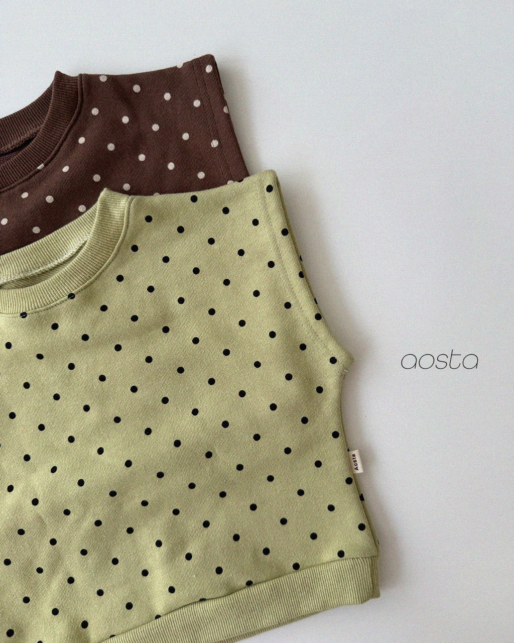 韓國童裝 26秋| AO13 Dot Tongtong Vest 背心 (70-110)