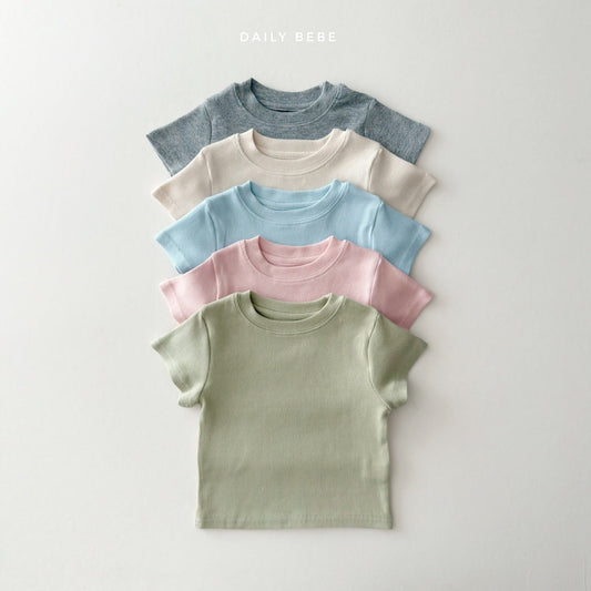 韓國童裝 26夏| DD16 Daily Short Sleeve Tee (75-140cm)