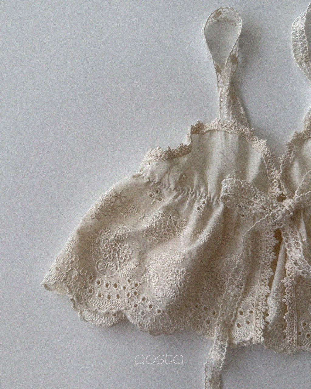 韓國童裝 26秋| AO18 Lace Bustier 吊帶背心 (FREE)