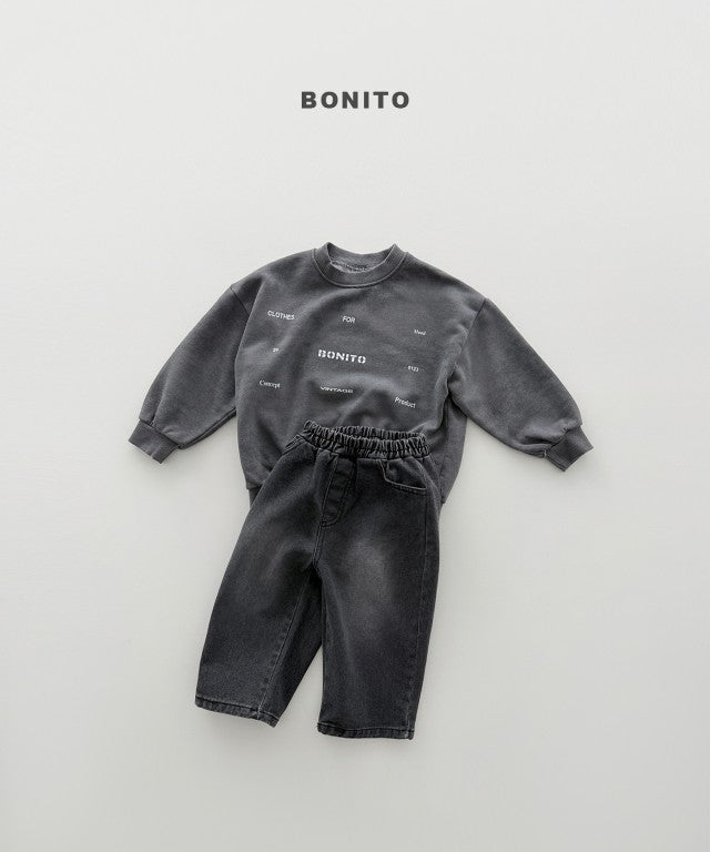 韓國童裝 26秋| BT37 Pigment Sweatshirt 衛衣 (80-140)