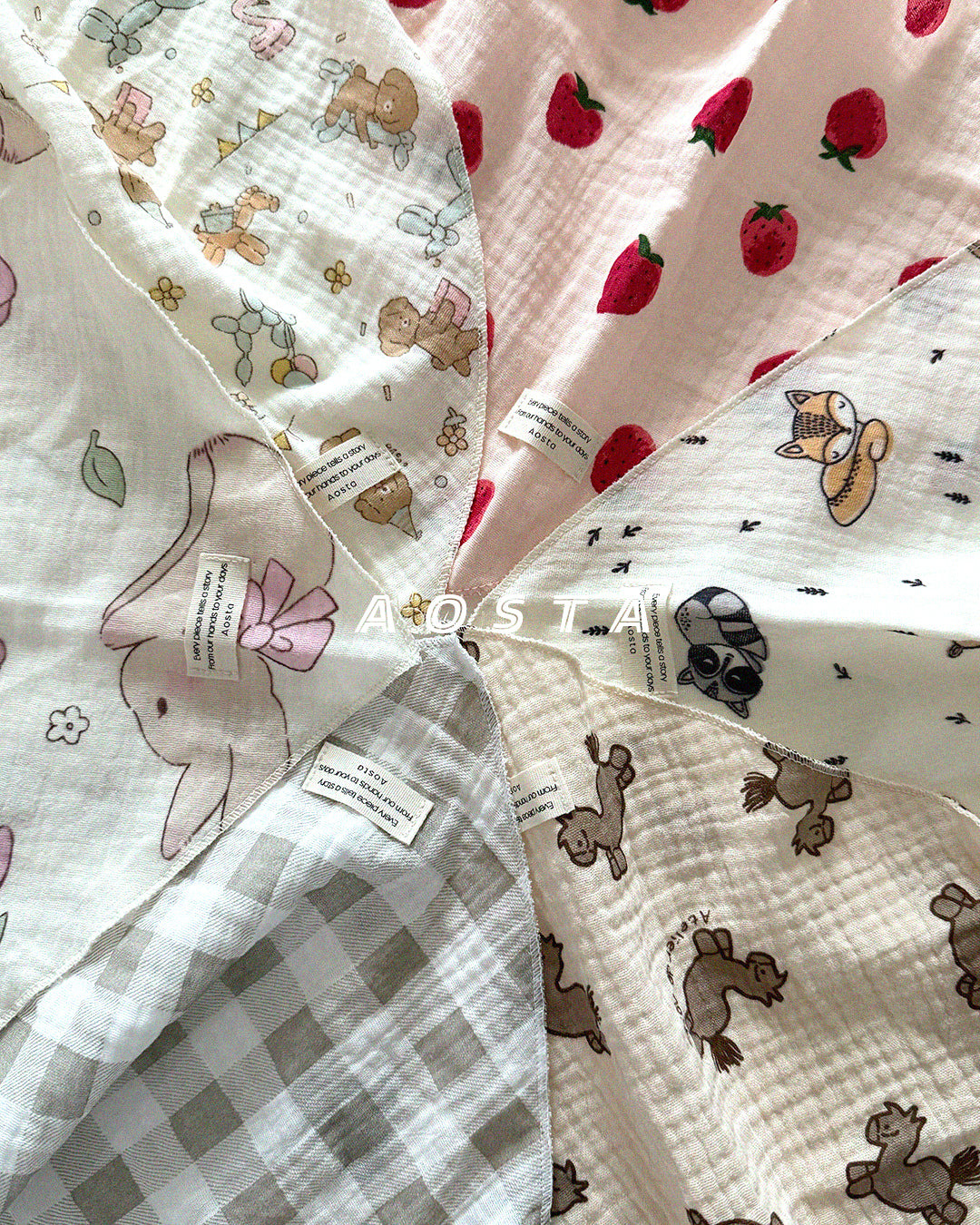 韓國童裝 26春 | AO26123 Bongbong Scarf