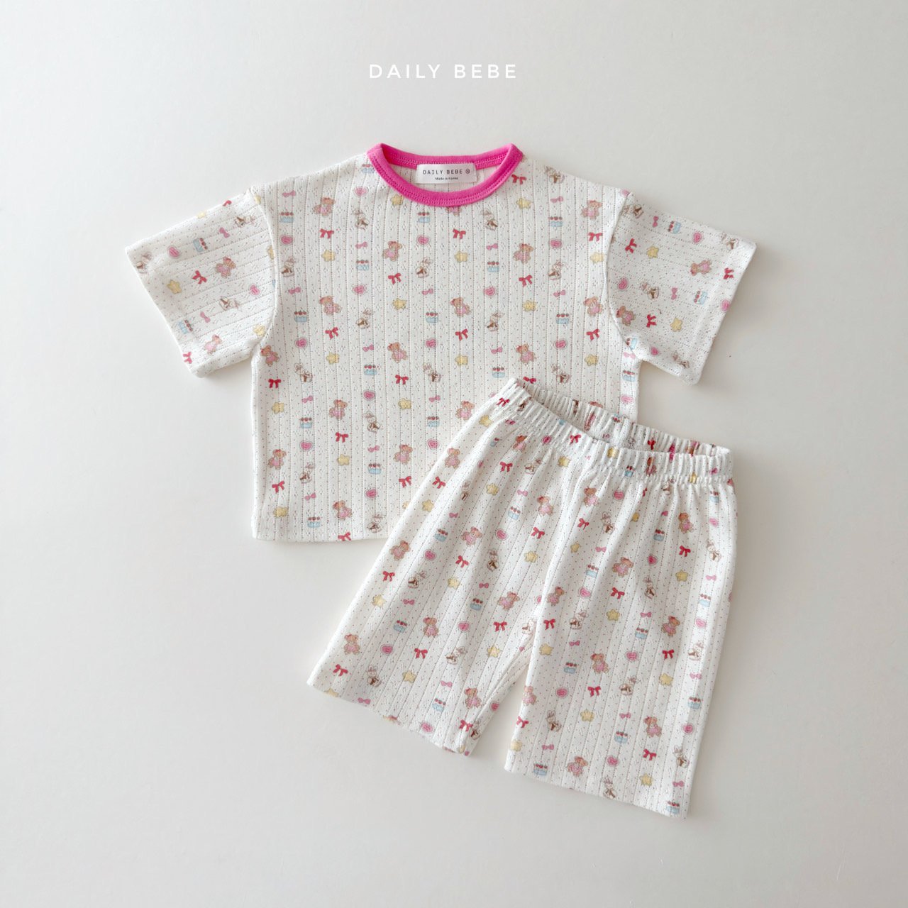 韓國童裝 26夏| DD08 Summer Eyelet Loungewear Set (75-140cm)