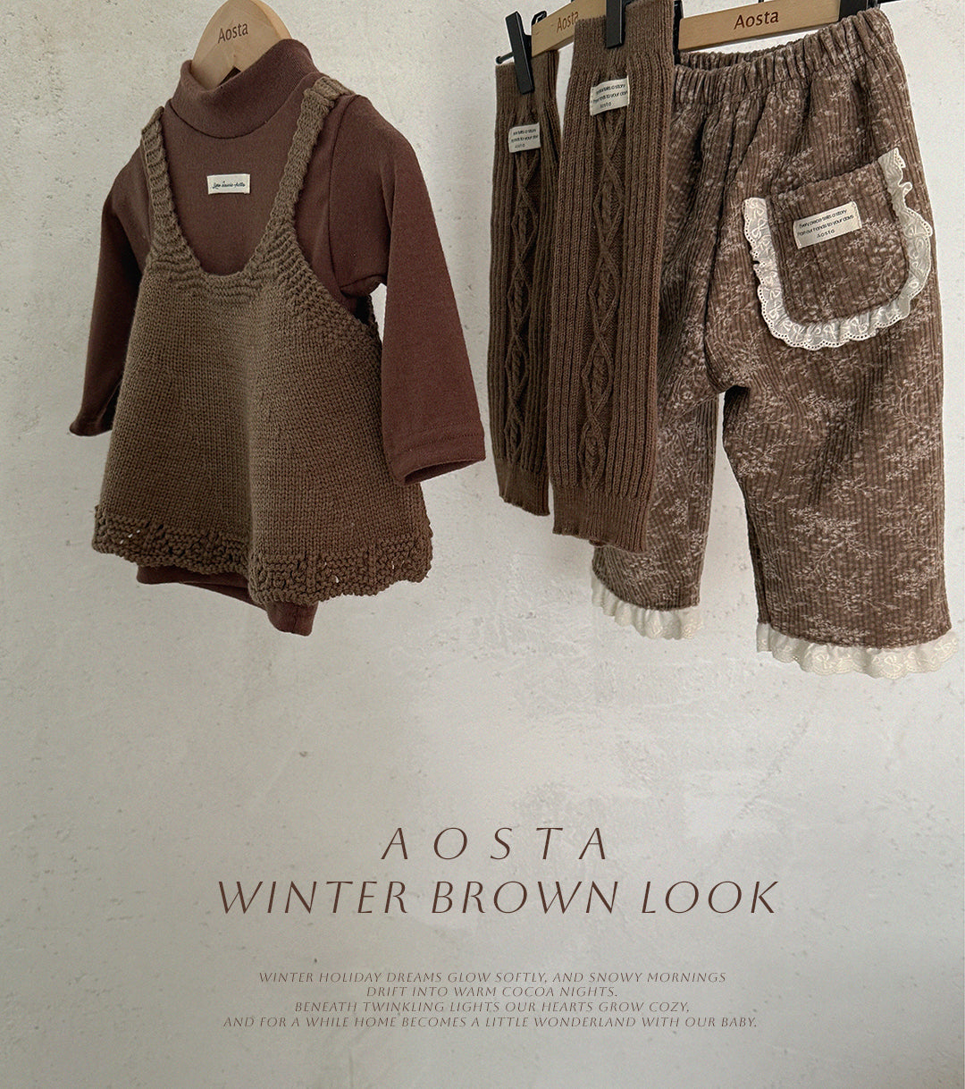 韓國童裝 25秋冬 | AO25413 Knit Blouse