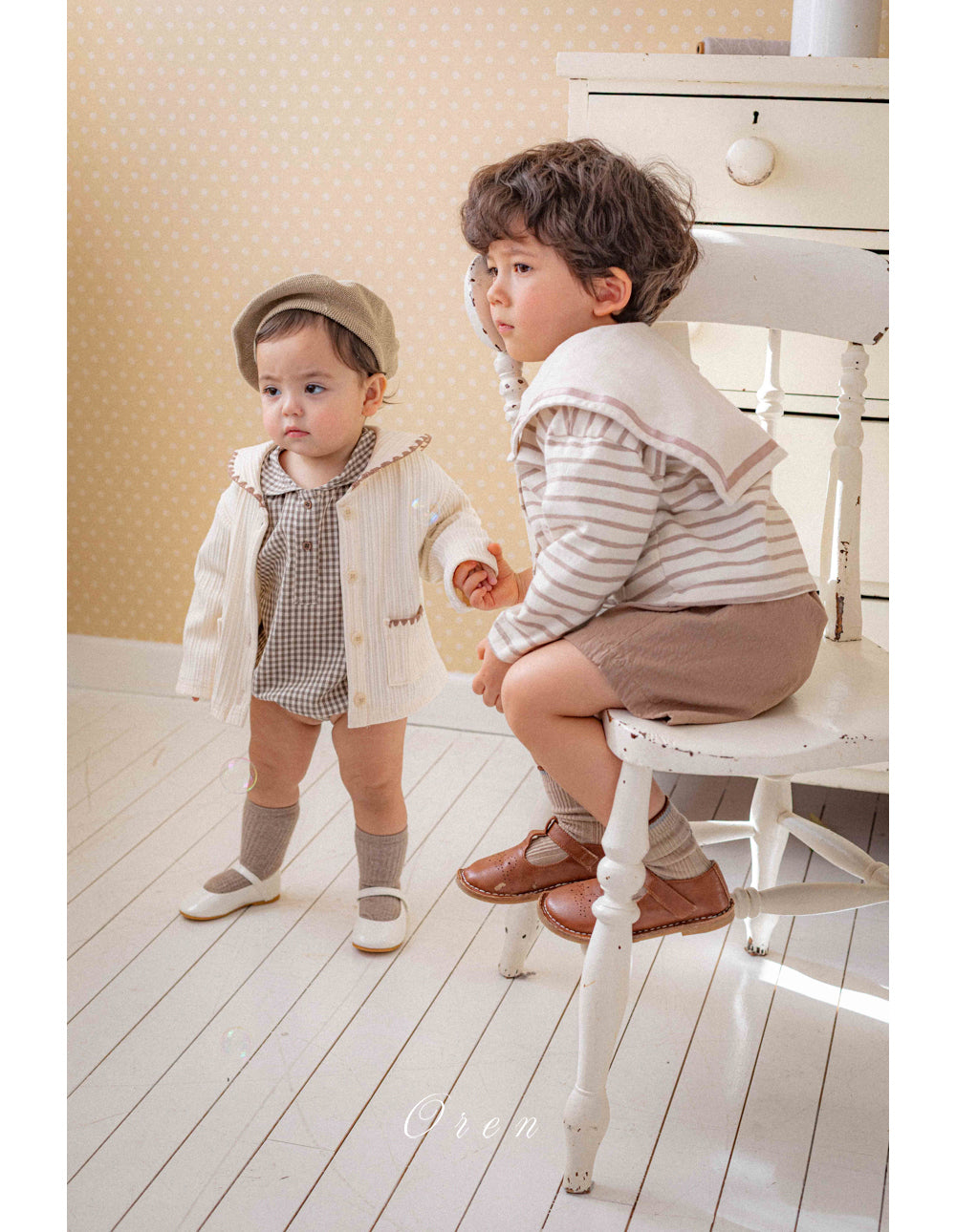 韓國童裝 26春 |  OR65 Jamie Marin ST Cardigan (75~100cm)