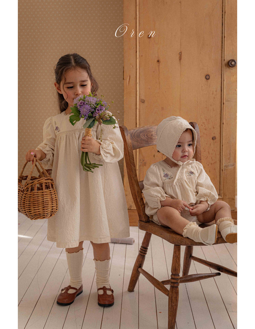 韓國童裝 26春 |  OR72 Emma Dress (85~120cm)