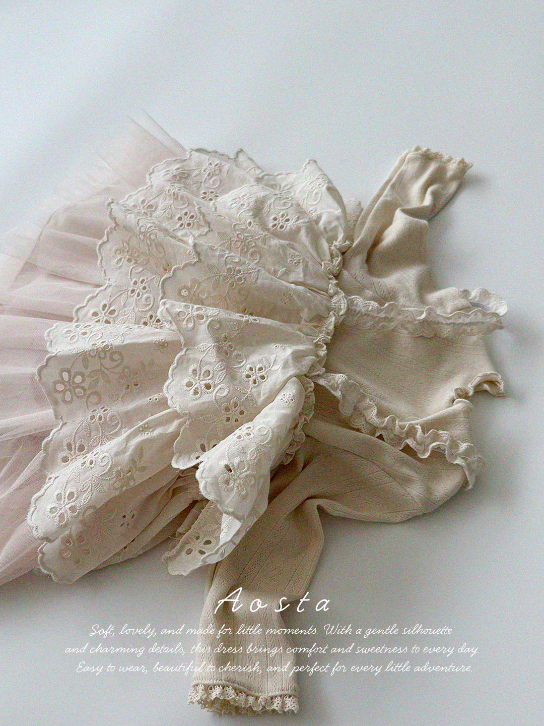 韓國童裝 26秋| AO02 Camellia Dress 連身裙 (70-110)