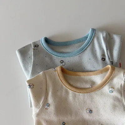 韓國童裝 26秋| HM07 Duck Loungewear Set 小鴨居家服 (12m-120)