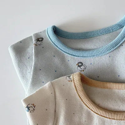 韓國童裝 26秋| HM07 Duck Loungewear Set 小鴨居家服 (12m-120)