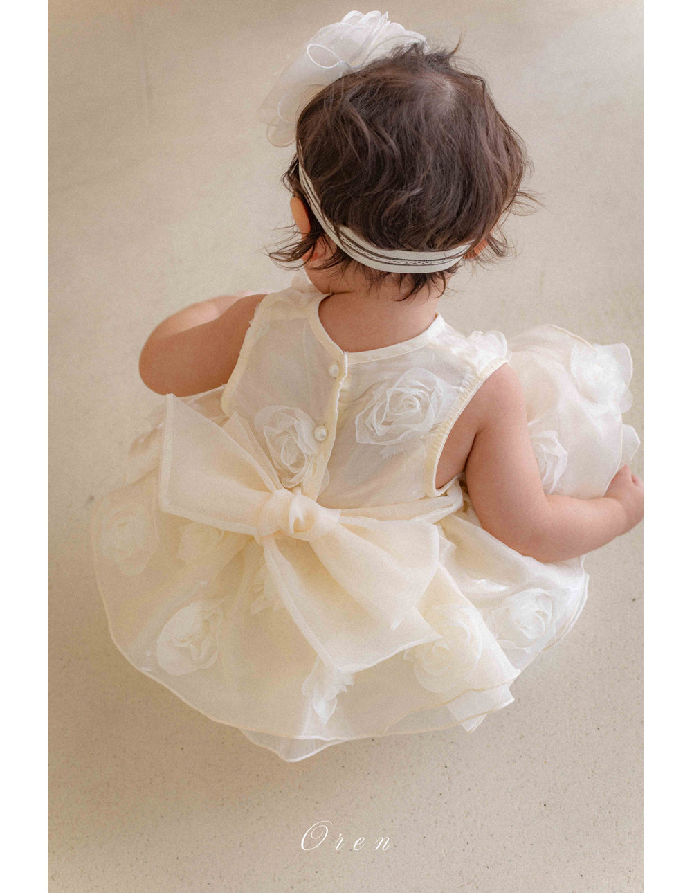 【現貨】韓國童裝 OREN Rose Baby Suit 寶寶百日之選