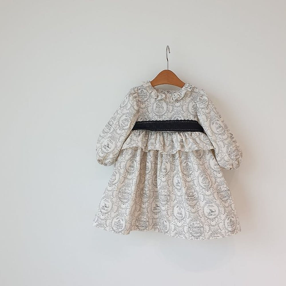 韓國童裝 26秋| EL03 Boa Dress (85-120)