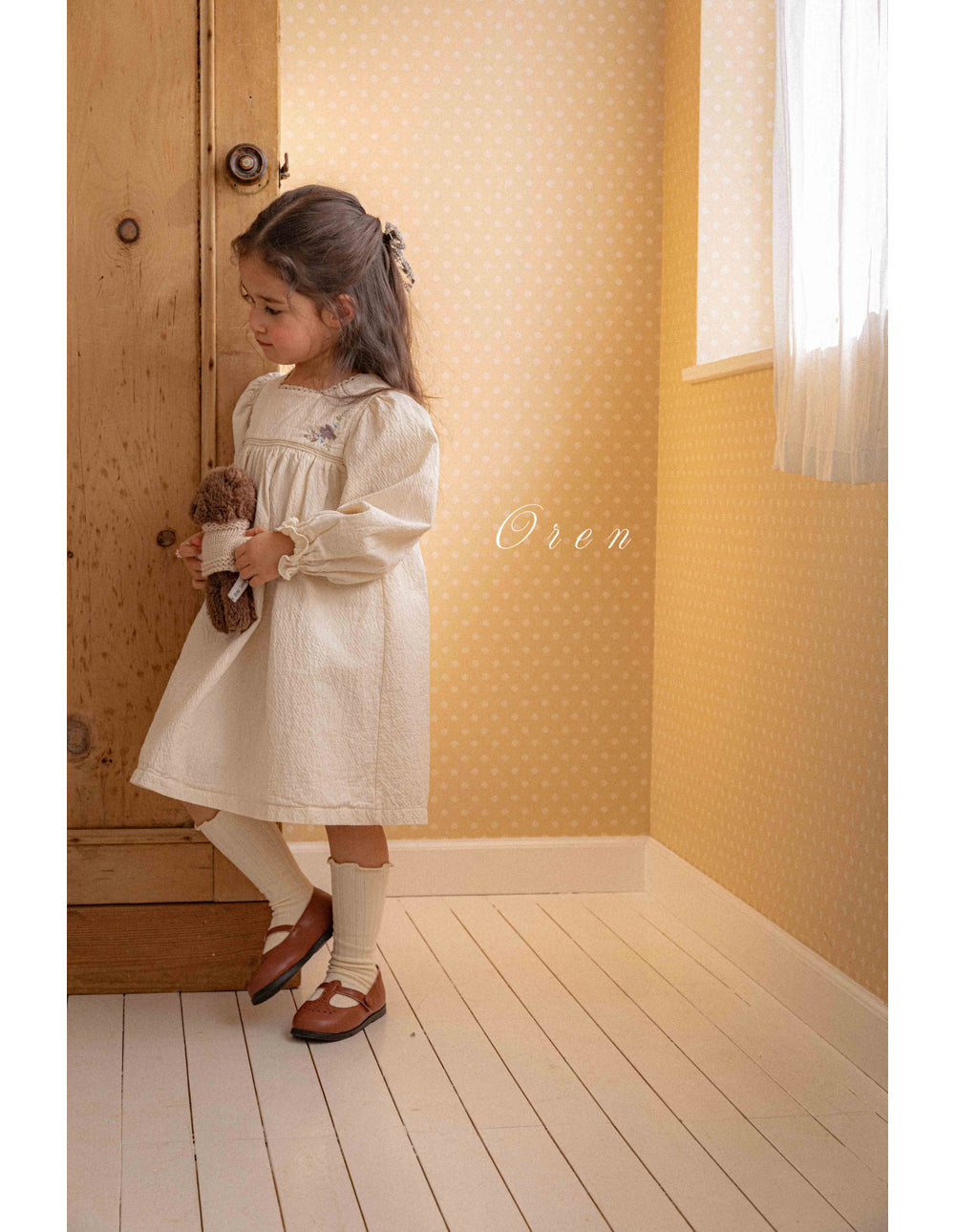 韓國童裝 26春 |  OR72 Emma Dress (85~120cm)