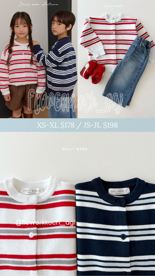 花花谷限定 25秋 | DB25345 Stripes Outer