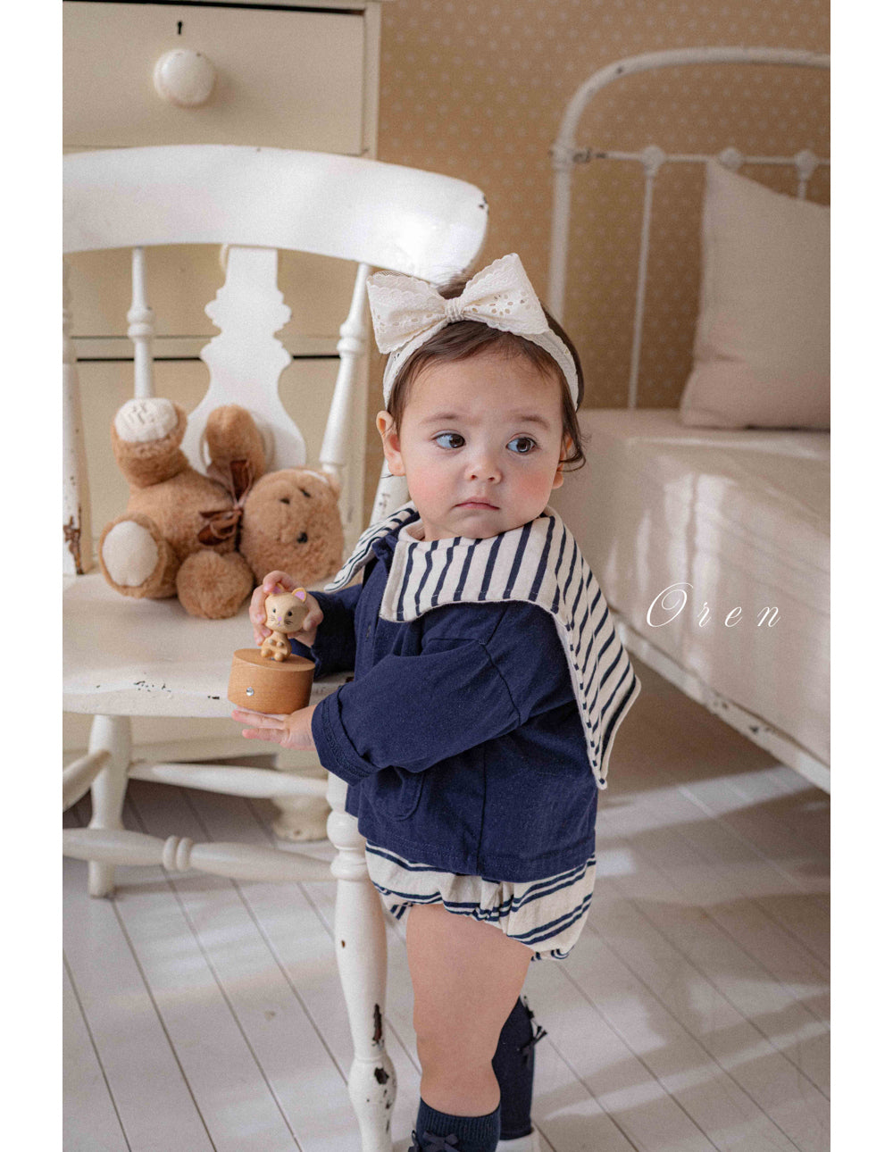 韓國童裝 26春 |  OR65 Jamie Marin ST Cardigan (75~100cm)