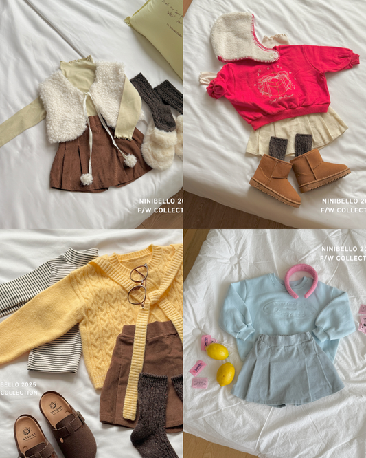 韓國童裝 25秋冬 | NB254019 Skirt Pants