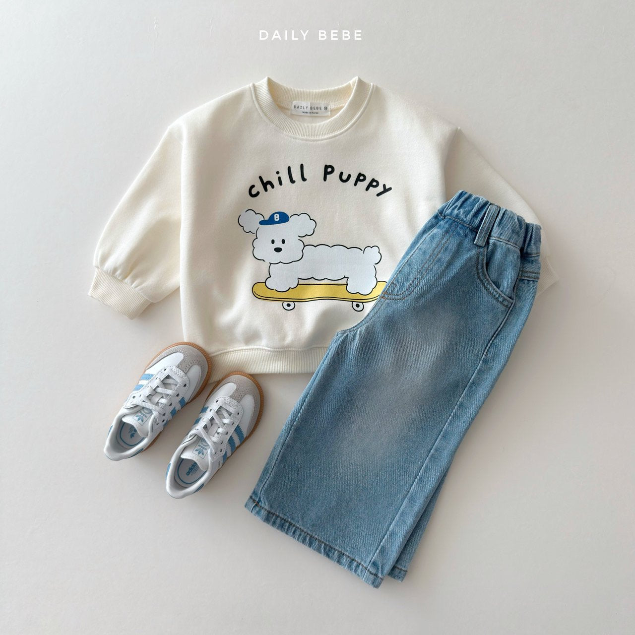 韓國童裝 26春 | DD19 狗狗衛衣 (75~140cm)