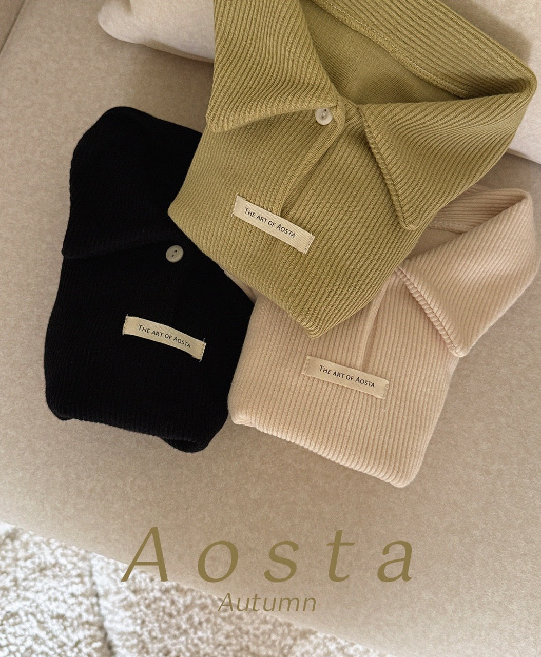 韓國童裝 26秋| AO55 Mulmul Collar T 上衣 (70-110)