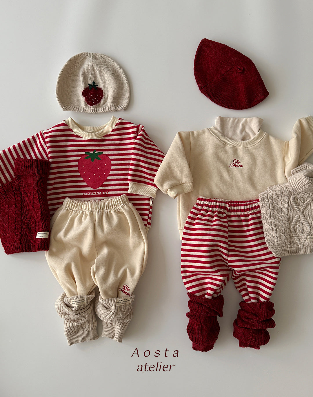韓國童裝 25秋冬 | AO25419 Strawberry MTM