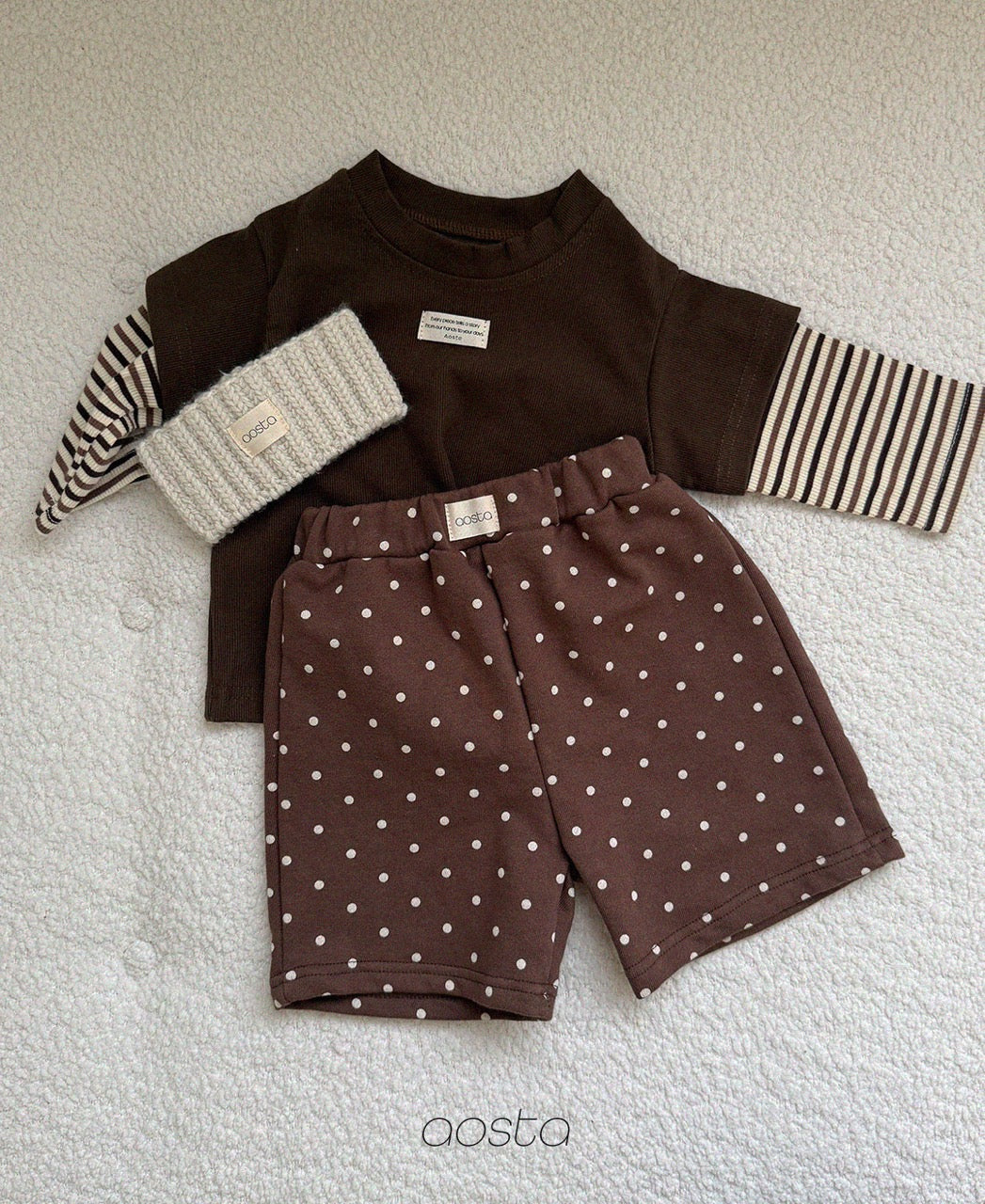 韓國童裝 26秋| AO12 Dot Tongtong Pants 褲子 (70-110)