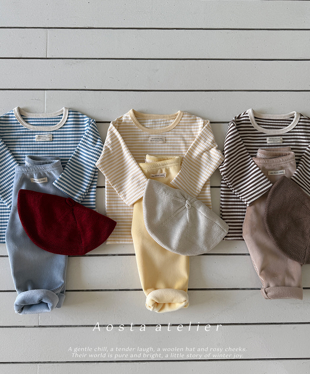 韓國童裝 25秋冬 | AO2565 Warm Leggings