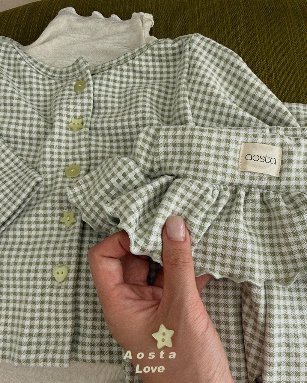 韓國童裝 26秋| AO63 Kiki Frill Pants 褲子 (70-110)