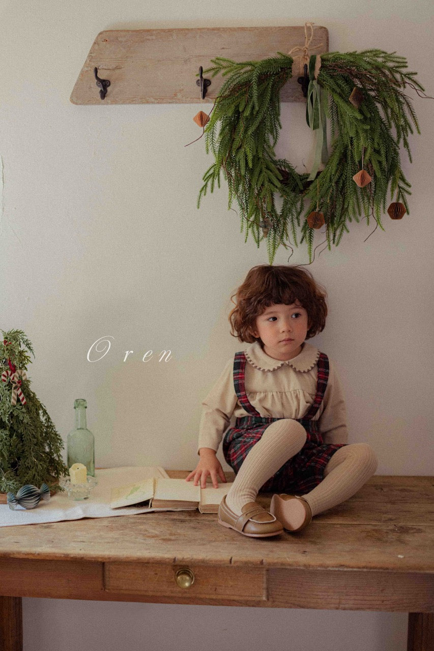 韓國童裝 25秋冬 | OR25504 聖誕款 Melo Blouse