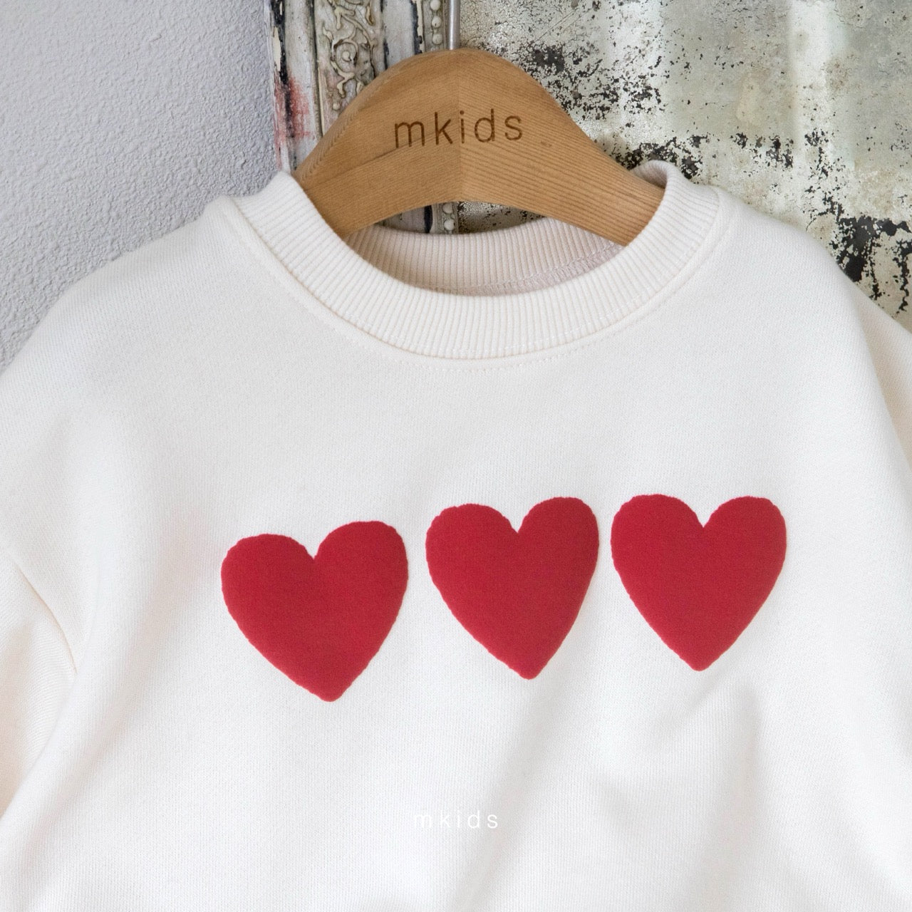 韓國童裝 25秋冬 | MD25463 Heart MTM