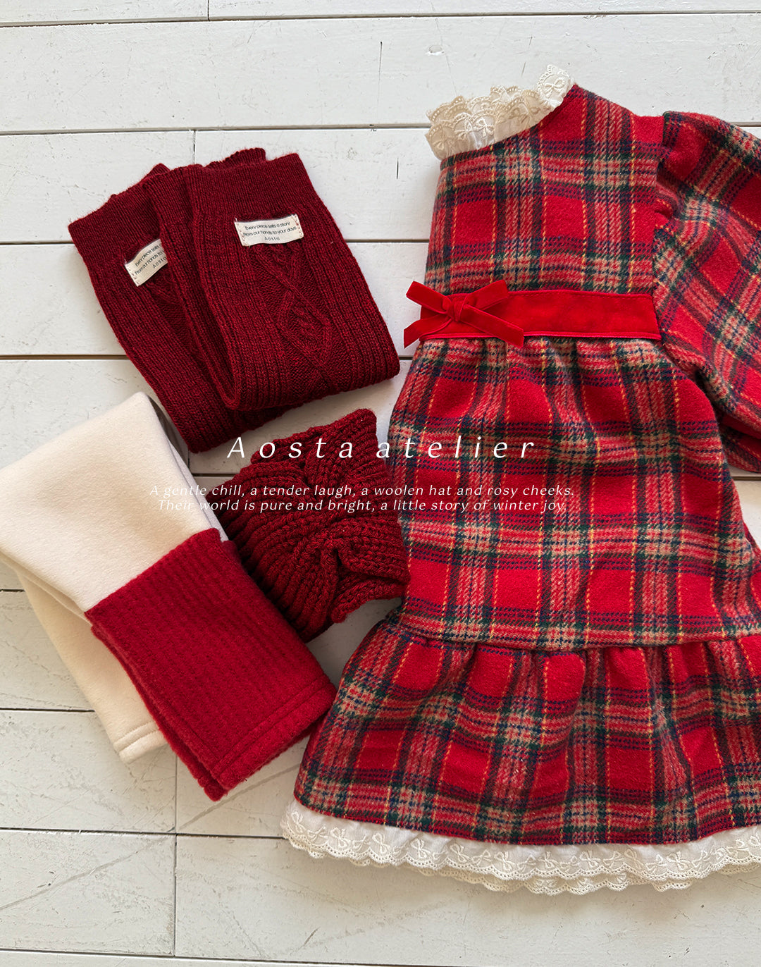 韓國童裝 25秋冬 | AO25455 Check OPS