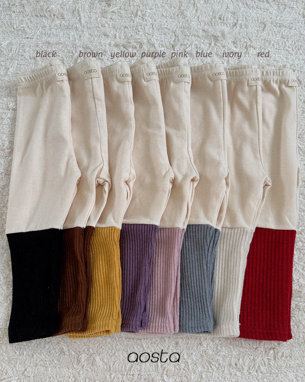 韓國童裝 26秋| AO47 Everyday Leggings 褲子 (70-110)