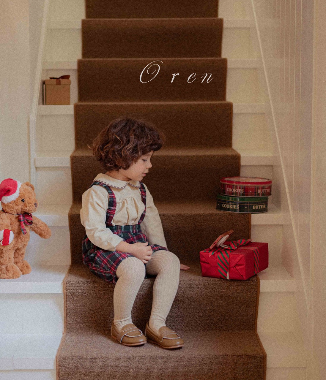 韓國童裝 25秋冬 | OR25504 聖誕款 Melo Blouse