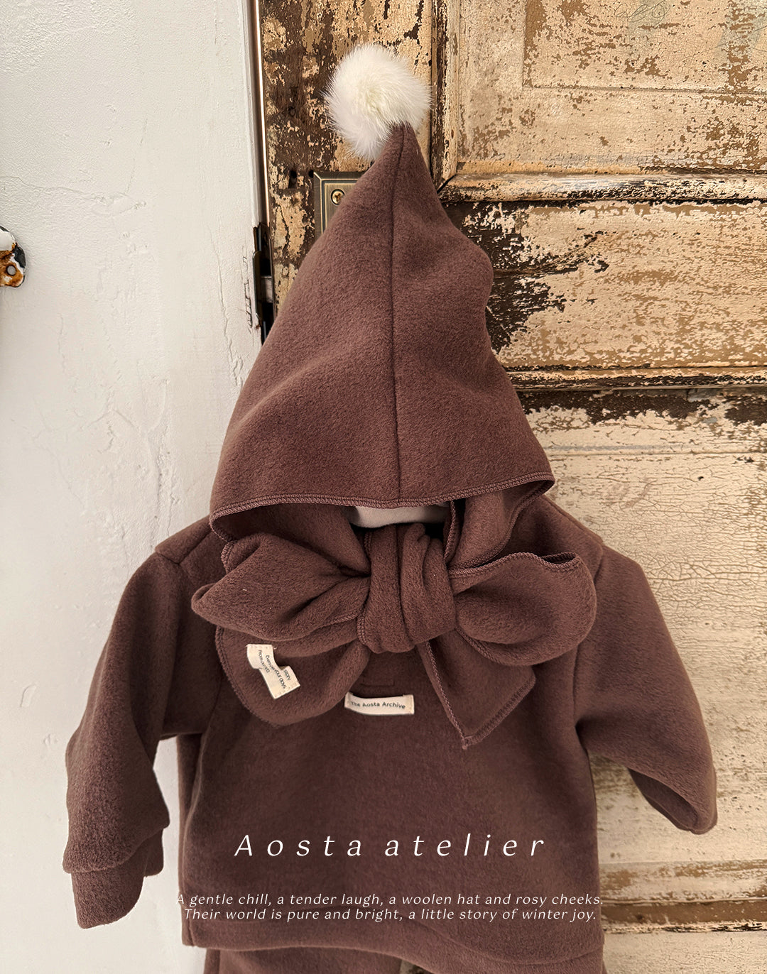 韓國童裝 25秋冬 | AO25440 Winter cone Muffler