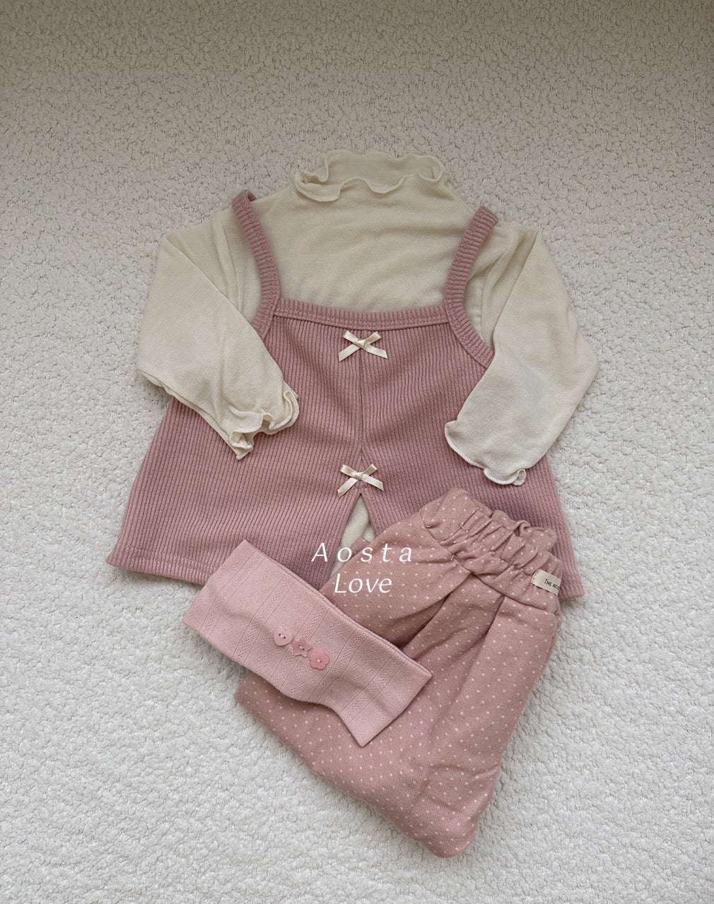 韓國童裝 26秋| AO31 Milk Dot Pants 褲子 (70-110)