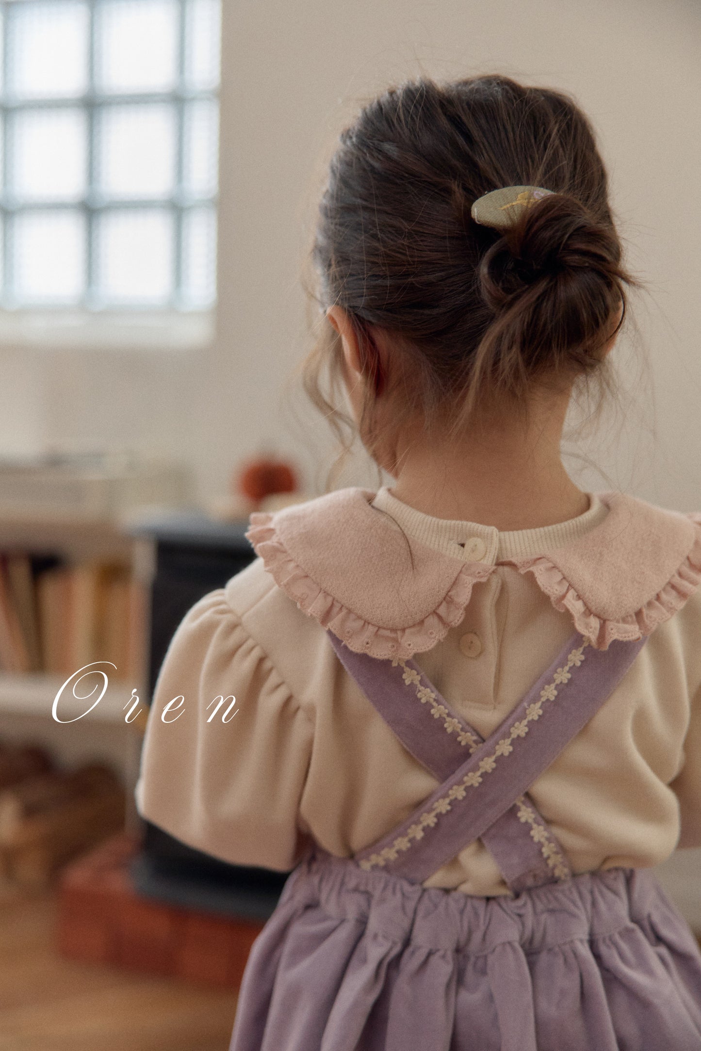 韓國童裝 25秋冬 | OR25416 Riley embroidered skirt