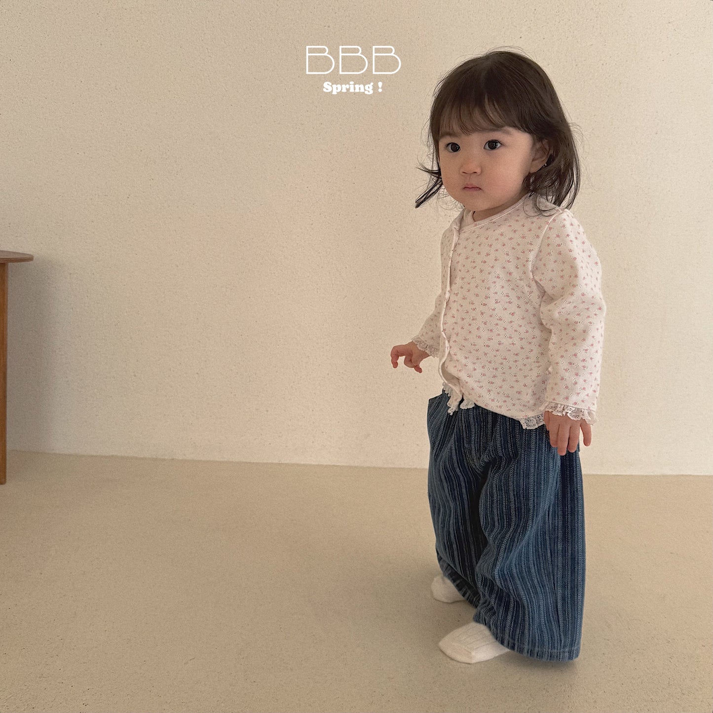 韓國童裝 26春 | BB15 Bebe Flower Cardigan (70-110cm)