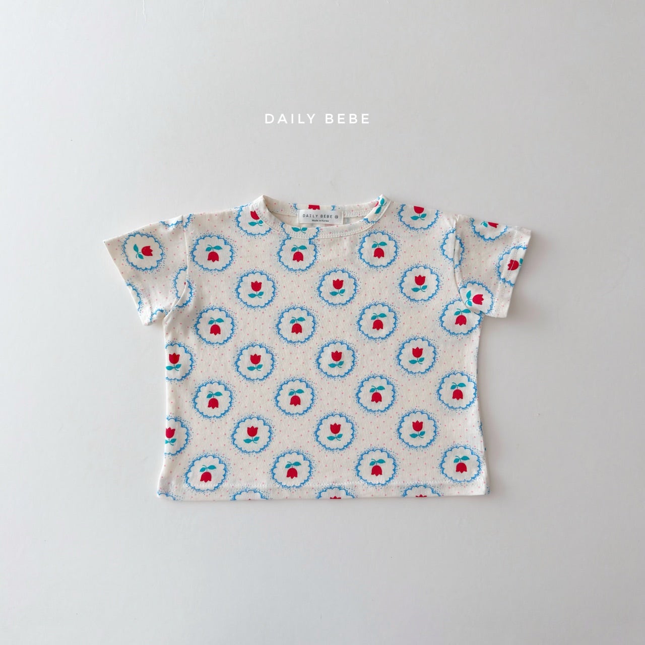 韓國童裝 26夏| DD17 Pattern Short Sleeve Tee (75-140cm)