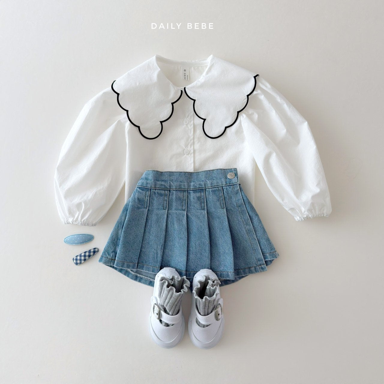 韓國童裝 26春 | DD12 可愛甜心襯衫 (75~140cm)