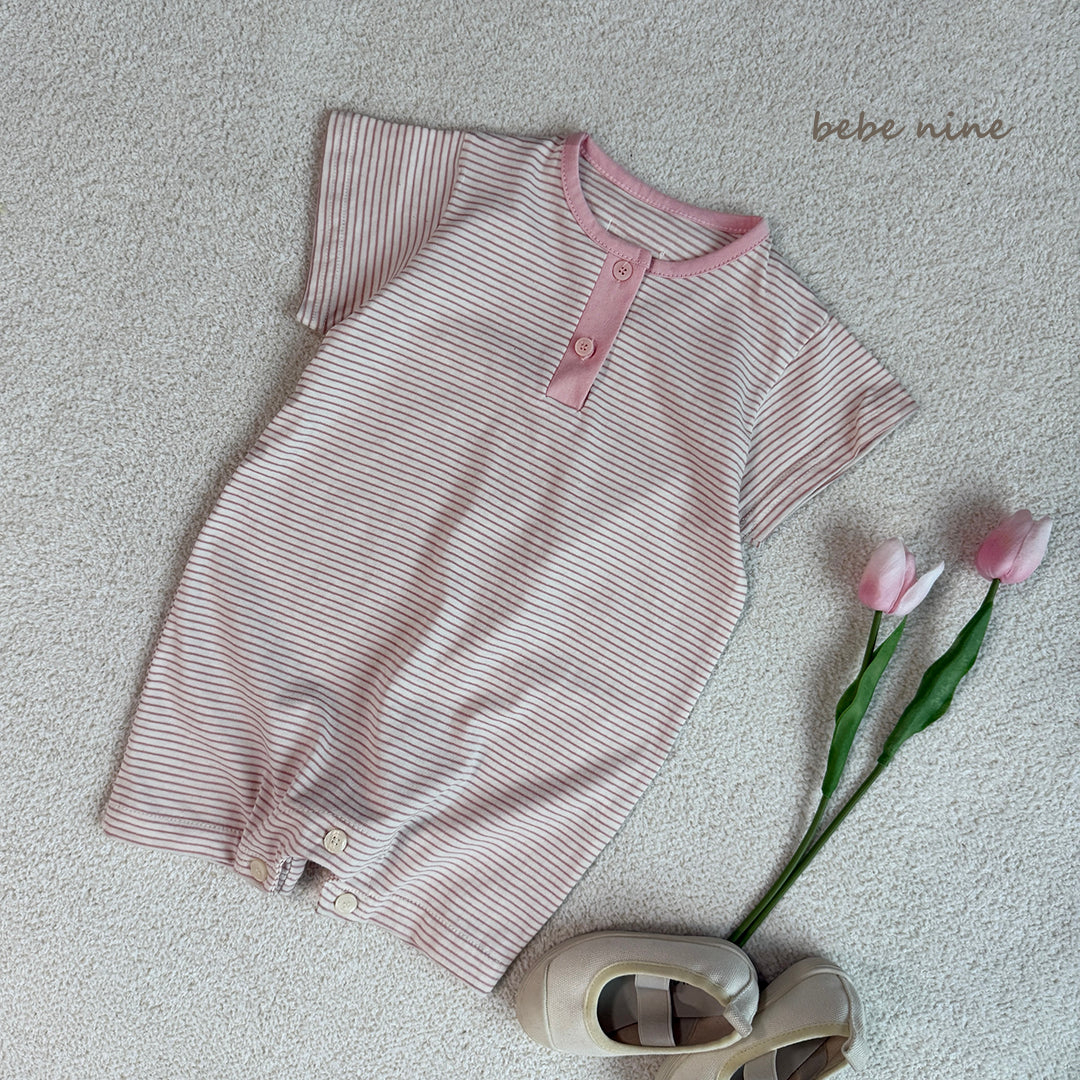 韓國童裝 25夏| BN2529 Daily Striped Baby Suit #同品牌4件85折 #同品牌4件85折