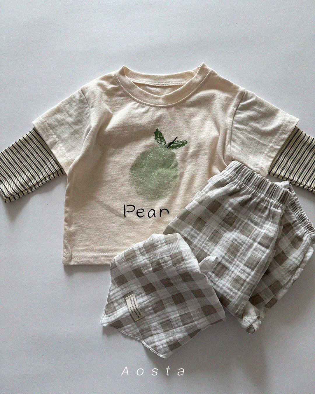 韓國童裝 26春 | AO26101 Fruit Tee